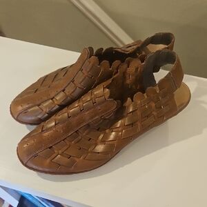 Women's Rieker Leather Sandals With Heal